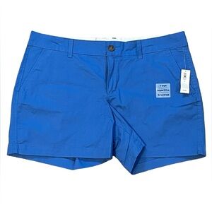 Old Navy NWT Everyday Midrise 5” Cobalt Royal Blue Cotton Stretch Shorts Size 12